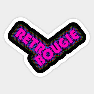 Retro Bougie Sticker